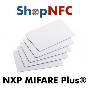 Cartes NFC en PVC NXP MIFARE Plus®