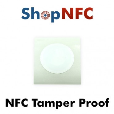 NFC Tamper Proof Klebetags NTAG213 ø25mm