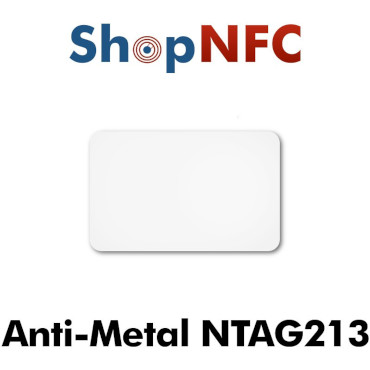 Tags NFC Anti-Métal NTAG213 adhésifs 26,5x42mm
