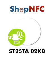 NFC Aufkleber ST25TA02KB Rund ø29mm