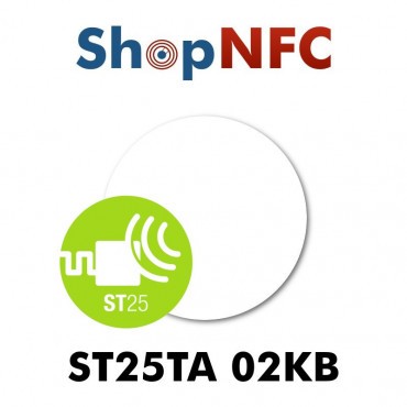 Tag NFC ST25TA02KB 29 mm adesivi