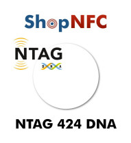 Etiqueta NFC NTAG424 DNA 29mm adhesiva