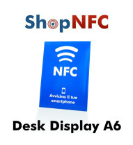 Kartell A6 Display mit NFC-Chip NTAG213 - Kundenspezifisches Drucken