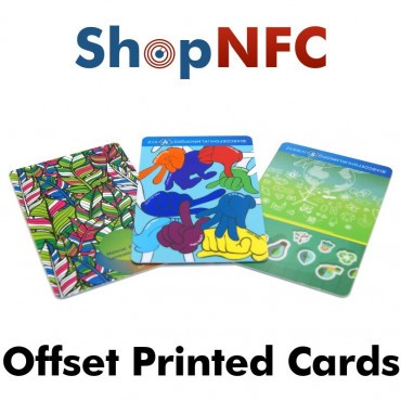 Cartes PVC NFC personnalisées - Impression Offset