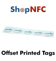 Custom Printed NFC Stickers for Metals - Offset