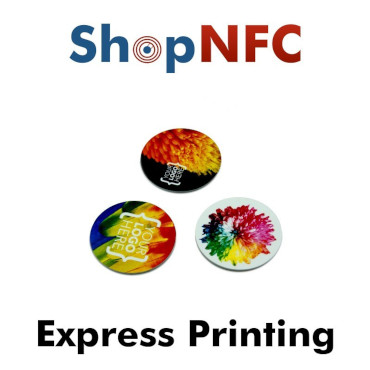 Etiqueta NFC de PVC personalizada - Impresión Expresa