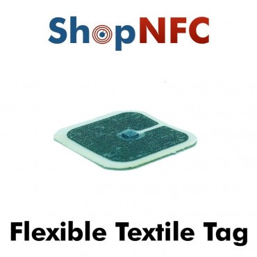 Etiqueta NFC Textil Flexible NTAG212 30x30mm