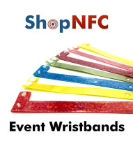 Disposable NFC Wristbands NTAG21x - Slim - Customizable