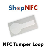 Tags adhésifs NFC Tamper Loop NTAG213 TT blancs