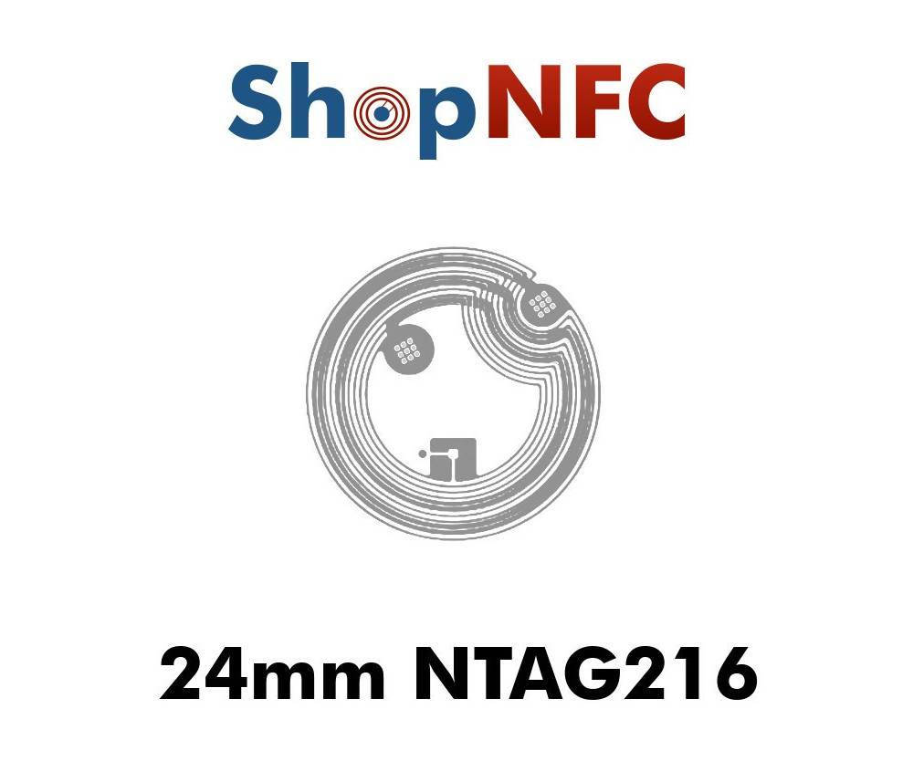 NFC Stickers NTAG216 Round ø24mm