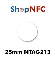 NFC Klebetags NTAG213 25mm