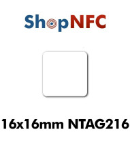 Etiqueta NFC antimetal NTAG216 16x16mm adhesiva