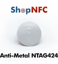 Etiqueta NFC antimetal NTAG424 DNA 29mm adhesiva