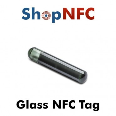 Étiquettes NFC en verre ICODE SLIX2 4x22mm