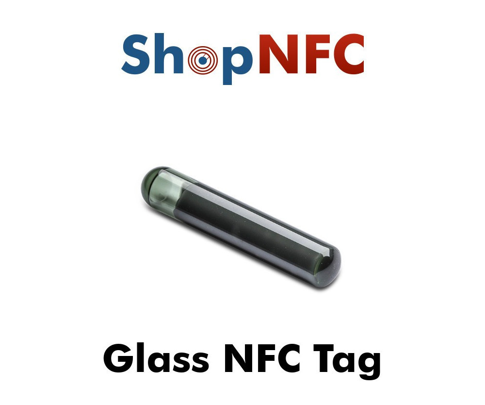Etiqueta NFC de vidrio ICODE SLIX2 4x22 mm