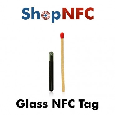 Etiqueta NFC de vidrio ICODE SLIX2 4x22 mm