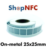 Etiqueta NFC antimetal ICODE SLIX 2 Steelwave HF 25x25mm