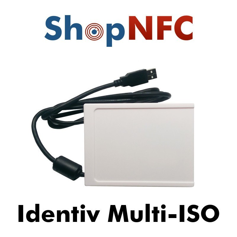 Identiv Multi-ISO - Lettore NFC con Emulatore Tastiera