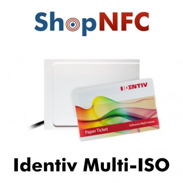 Identiv Multi-ISO - Lecteur NFC avec émulation de clavier