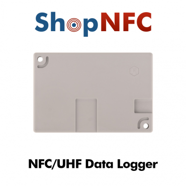 Sensor de temperatura y humedad NFC/UHF con registrador de datos