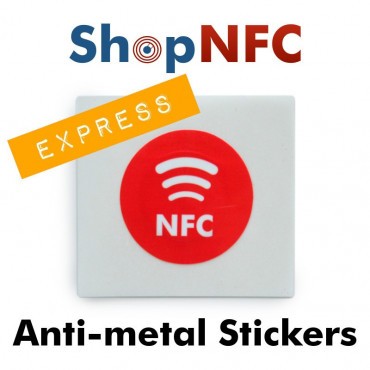 Custom Printed NFC Stickers for Metal - Premium Express