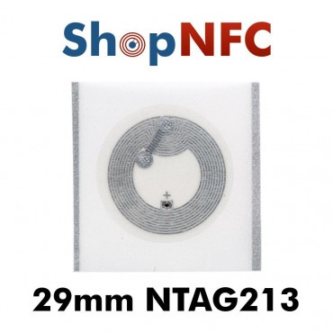 Tag NFC NTAG213 IP67 29mm adesivi