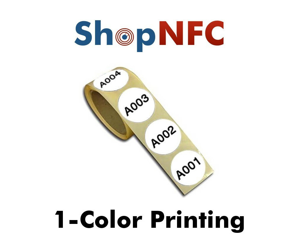 NFC Paper Stickers IP67 NTAG213 ø29mm - Shop NFC