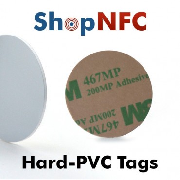 Tags NFC NTAG213 30mm adhésifs en PVC