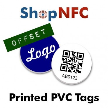 Etiqueta NFC NTAG213 30mm adhesiva de PVC