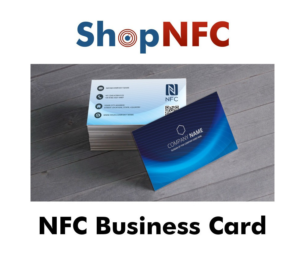 Biglietti da Visita NFC con Tag NTAG Massima Compatibilità - Shop NFC