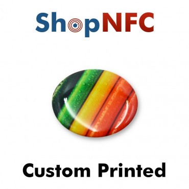 Etiqueta NFC resinada 29mm adhesiva