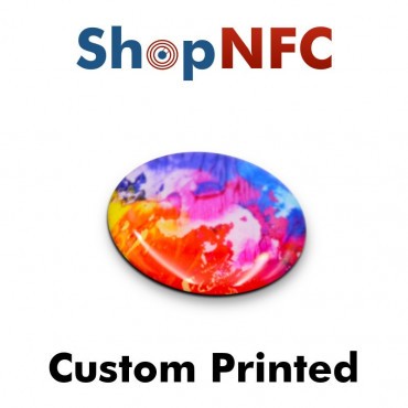 Etiqueta NFC antimetal resinada adhesiva