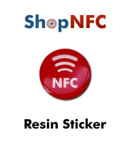 Tags NFC résinés 29mm adhésifs