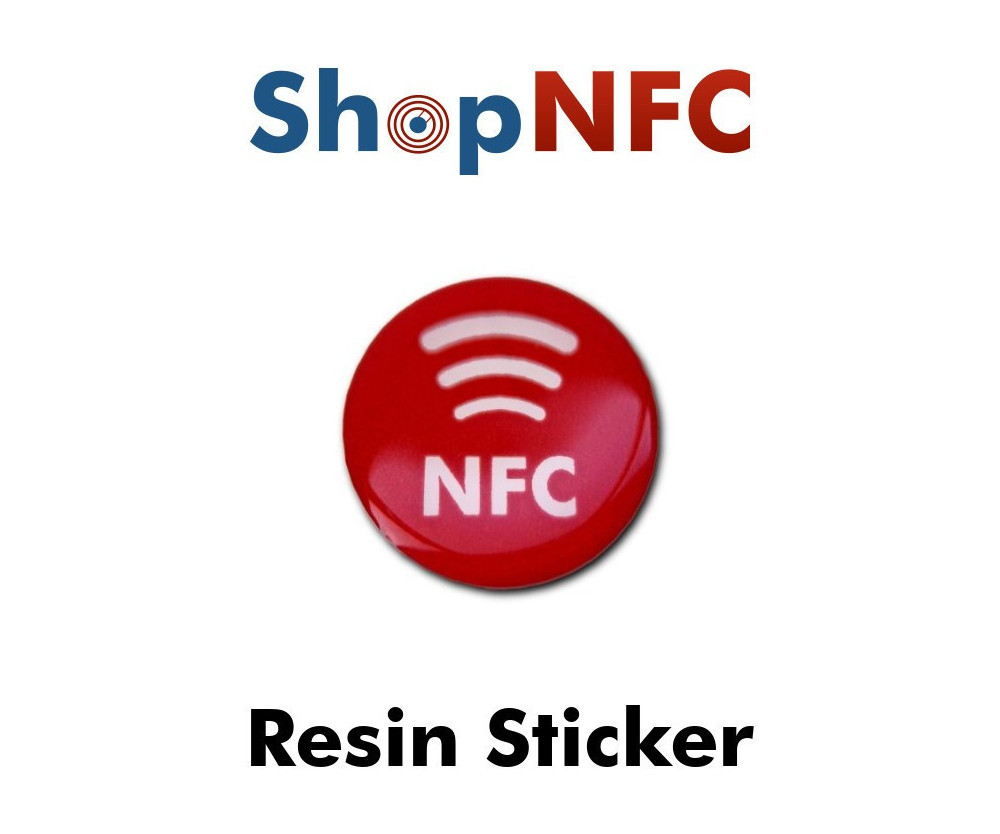 Resin Coated NFC Stickers Round ø29mm