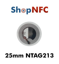 NFC Stickers NTAG213 Round ø25mm