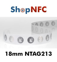 Etiqueta NFC NTAG213 18mm adhesiva