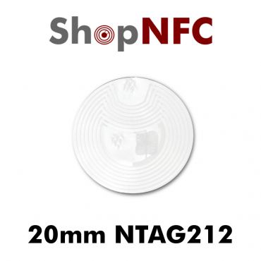 NFC Stickers NTAG212 Round ø20mm