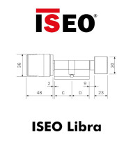 ISEO Libra Smart - Serratura intelligente - Cilindro elettronico NFC