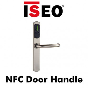 Door handle with NFC lock