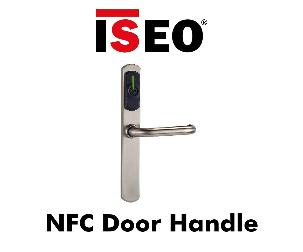 ISEO Aries Smart - Manija de la puerta con cerradura NFC