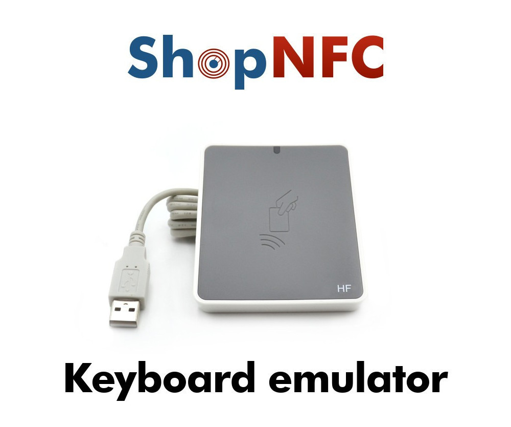 uTrust 3721F HF - Lettore NFC Multi-ISO emulatore tastiera