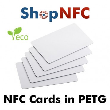 blanc VPE 100 Stk. Card Plus de PVC Carte plastique avec puce em4200 RFID 