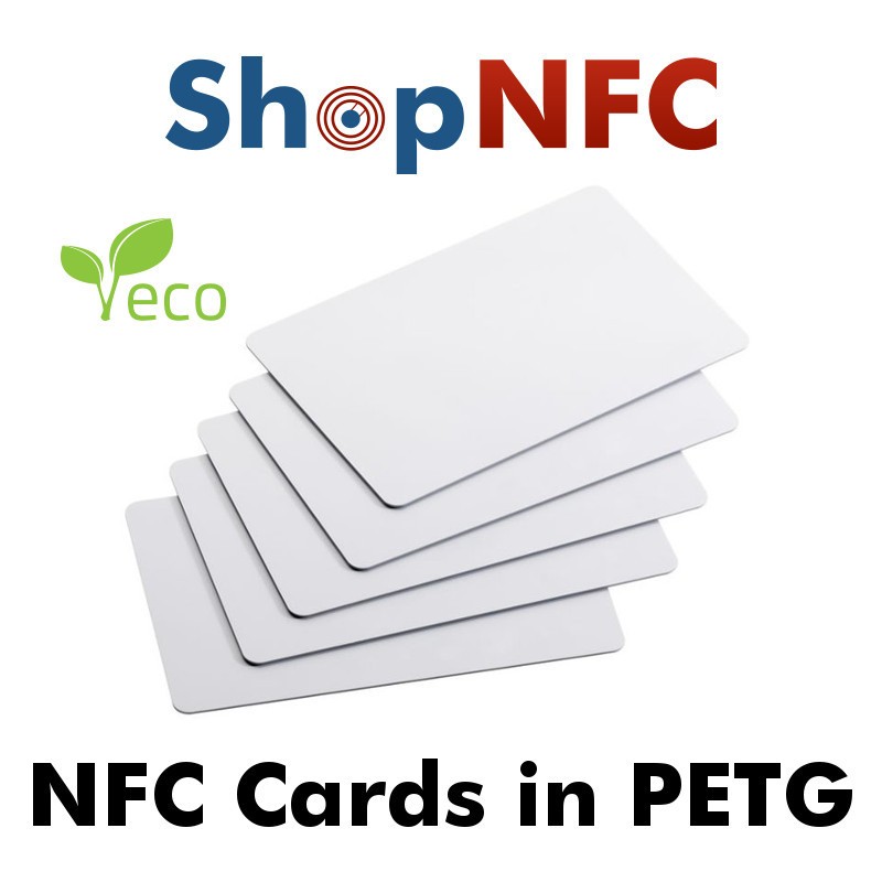 NFC Cards in PETG (polyethylene glycol) - Shop NFC