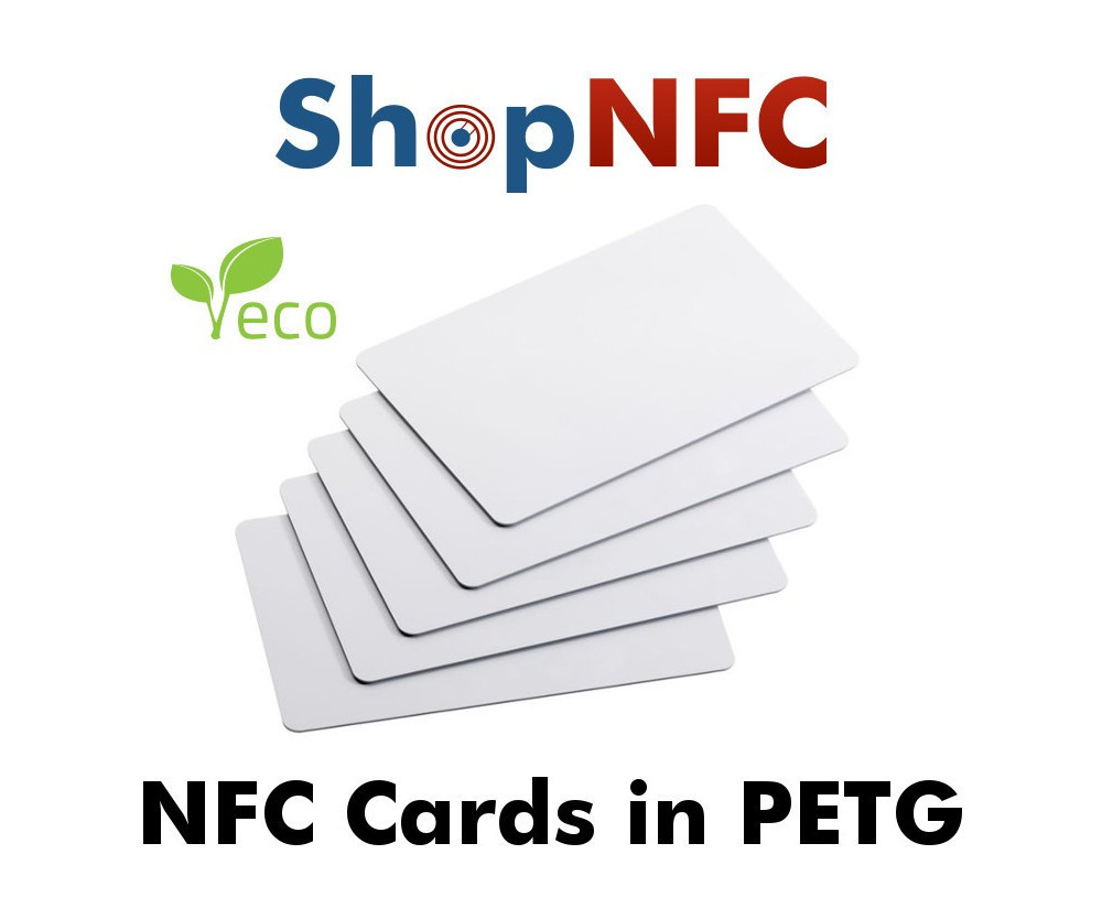 NFC Cards in PETG (polyethylene glycol) - Shop NFC