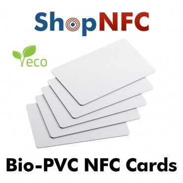 Tarjetas NFC en bio PVC ♻️