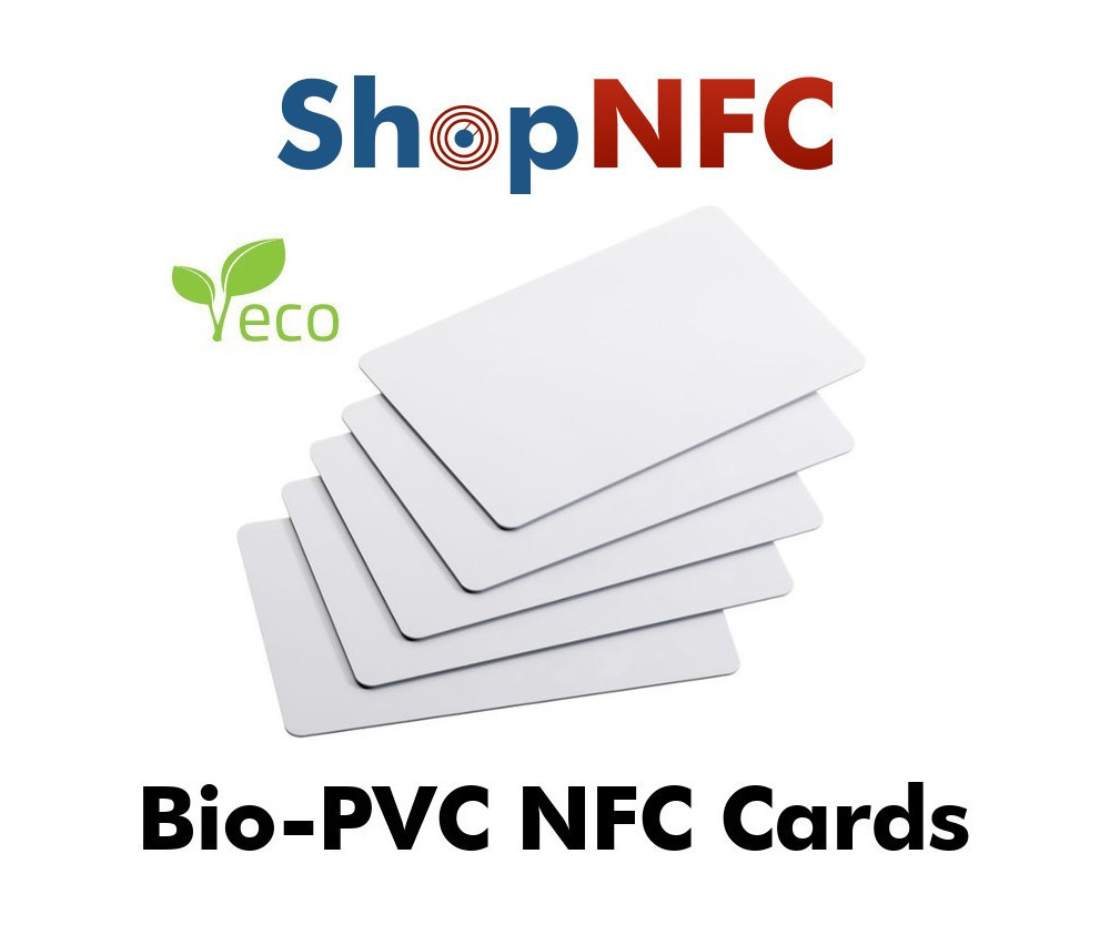 Tarjetas NFC en bio PVC ♻️