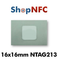 Etiqueta NFC NTAG213 16x16mm adhesiva