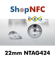 NFC Klebetags NTAG424 DNA 22mm