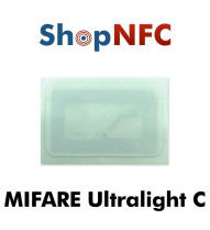 Etiqueta NFC MIFARE Ultralight® C 26,5x42mm adhesiva