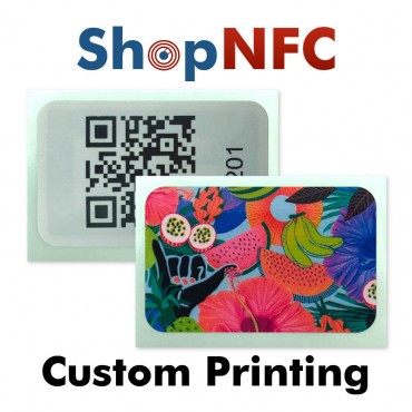 Tags NFC MIFARE Ultralight® C 26,5x42mm adhésifs